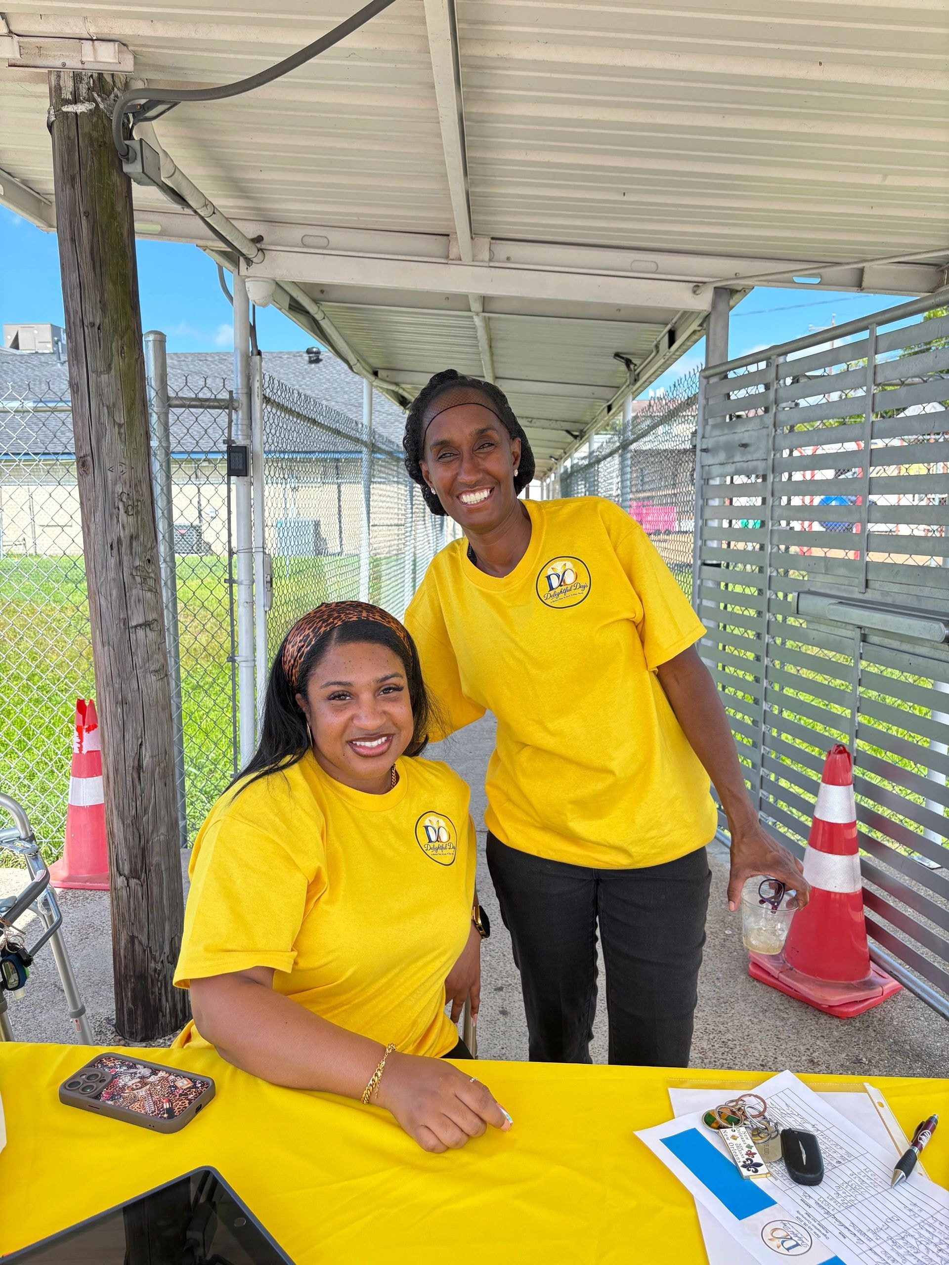 Delightful Days volunteers serving the community